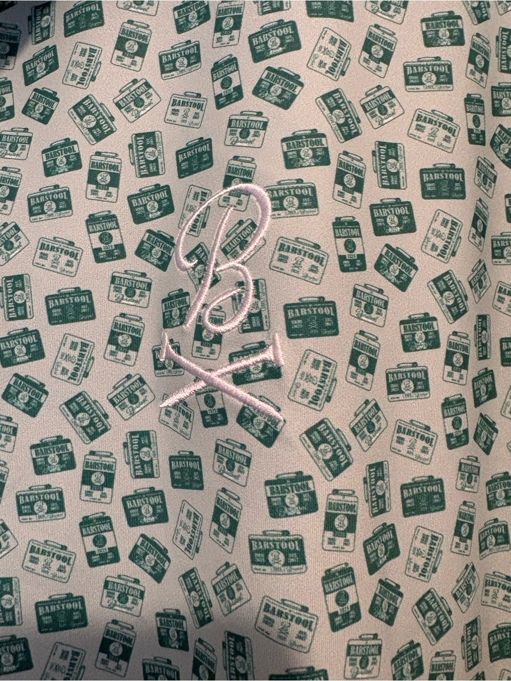 NWT! Barstool Golf Badges Printed Polo, XL - Picture 4 of 10